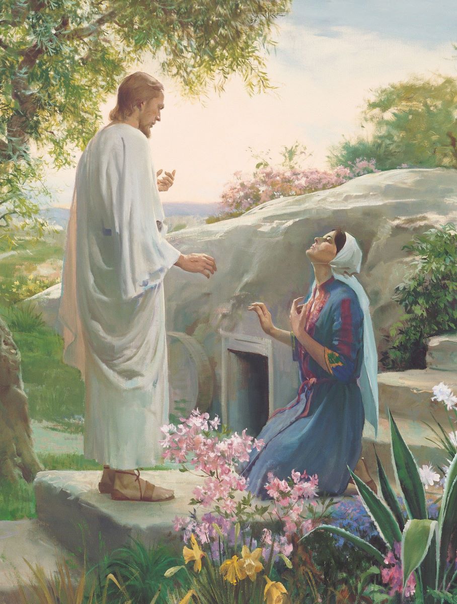 mary and the resurrected christ