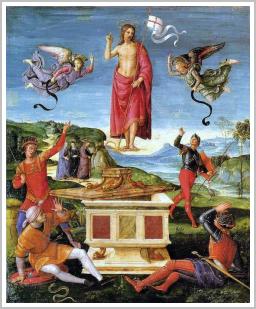 Zmartwychwstanie, obraz Rafaela Santi